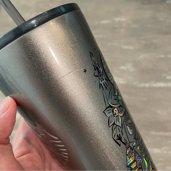 NWT Disney Parks Epcot Tumbler Cup Starbucks Figment Olaf Park Icons WDW *read* - Picture 9 of 9